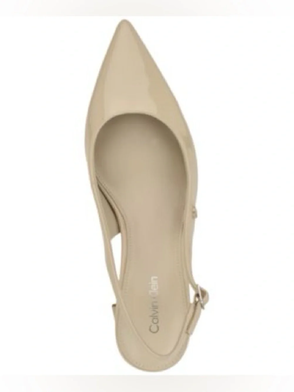 Calvin Klein Women's Dainty Kitten Heel Slingback Pumps